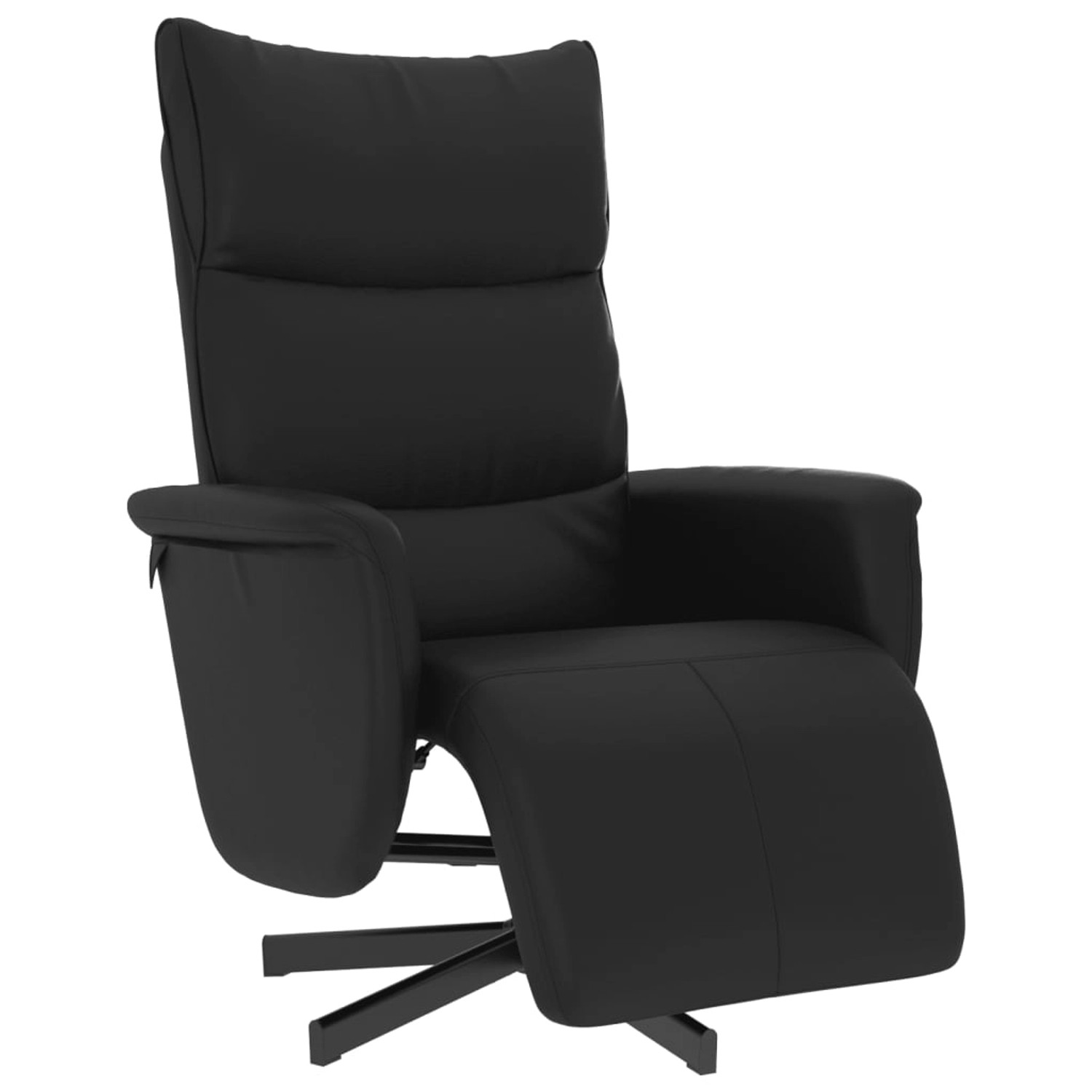 vidaXL Relaxsessel mit Fußteil Schwarz Kunstleder 356589 günstig online kaufen
