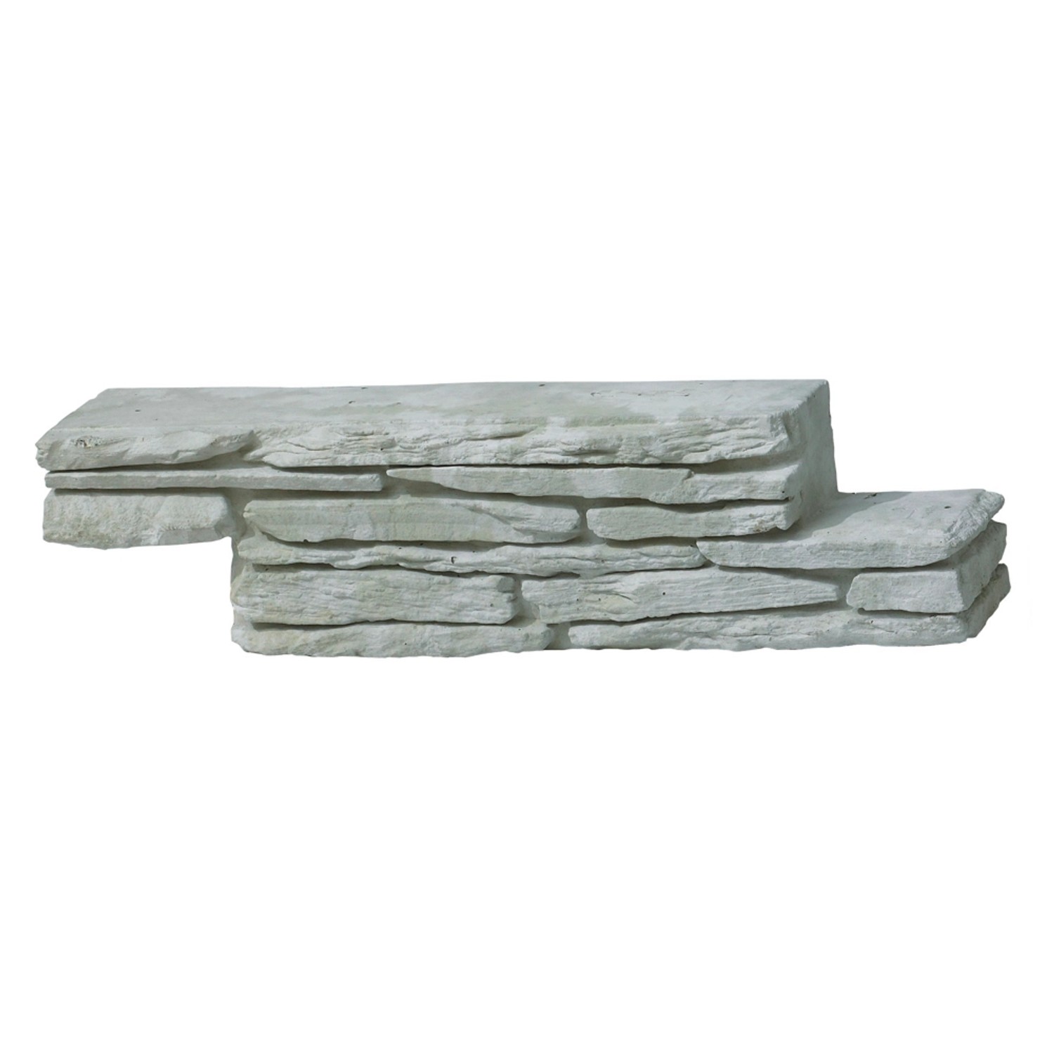 Kann Ziermauer Madoc Vollblockstein Kalksteinfarben 47 cm x 10 cm x 14 cm