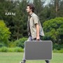 WOLTU Campingtisch Klapptisch mit Griff Zusammenklappbar Alu Grau_6