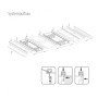 SOTECH Messereinsatz Für 150er Cuisio Schubladeneinsatz Anthrazit 143 x 44 x 53 mm Für 4 Messer_4