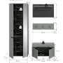 Inn.Furn Garderoben-Set 4-teilig in Salbei und Grau 160 cm Cooper_10