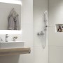 Ideal Standard Strada II Aufsatzwaschtisch, 60x40 cm, Weiß, mit Hahnloch und Überlauf in einem modernen Badezimmer.