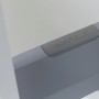 Detailaufnahme: Schublade des Held Möbel Waschbeckenunterschranks Monza, matt weiß.