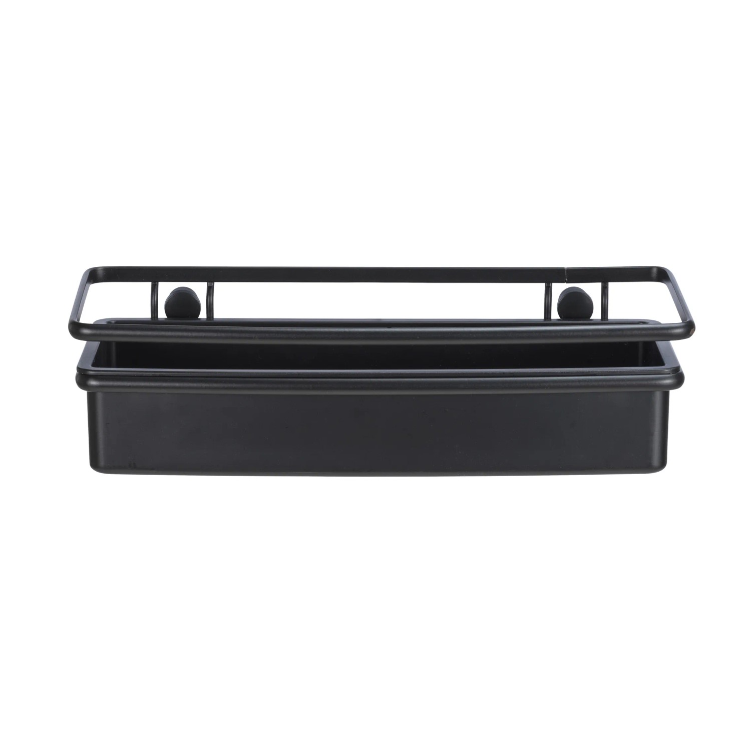 WENKO Wandablage Molinella in Schwarz, Badregal zur Wandmontage.
