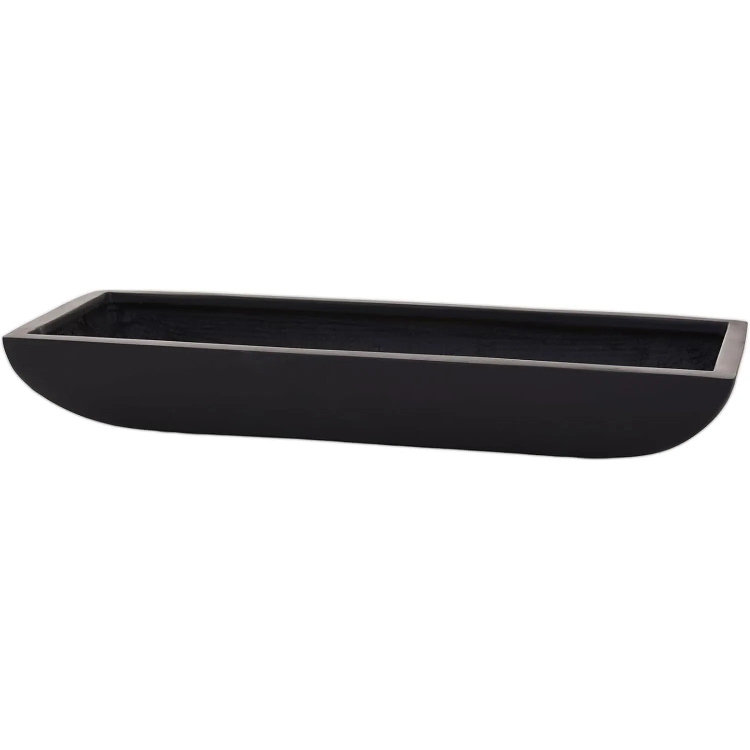 Vivanno Pflanzschale Zoey 64 cm x 24 cm x 10 cm Anthrazit
