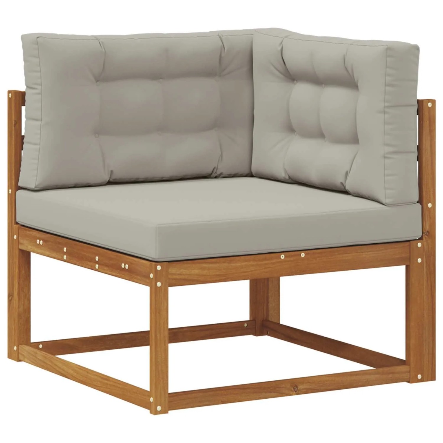 vidaXL Outdoor Ecksofa Massivholz Akazie Natur 900543