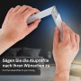Briloner Aluprofil, selbstklebend, 2m, Alu-Weiß, für LED-Streifen Montage.