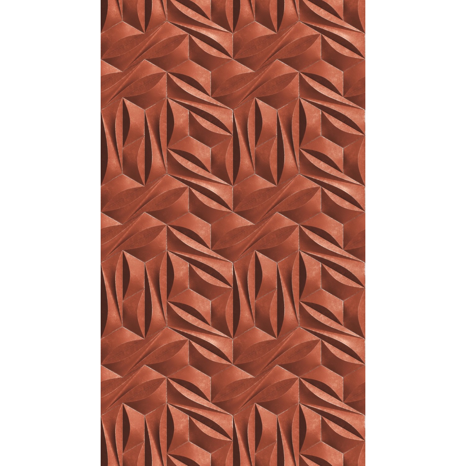 Image of A.S. Creation Fototapete 3D-Grafik 1,59 m x 2,8 m Rot-Weiß FSC®