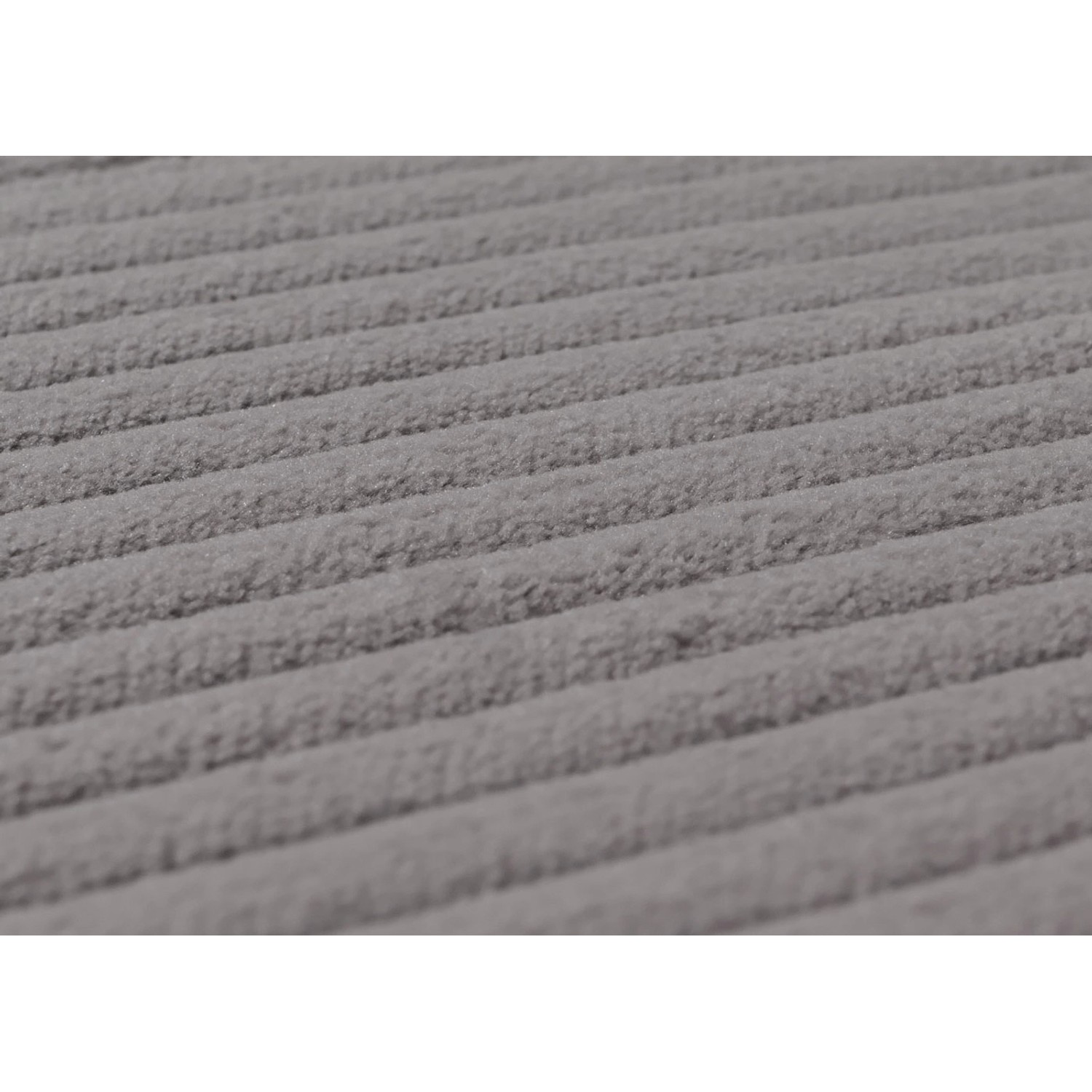 Detailaufnahme: Dunkelgrauer Cordstoff (330g/m²) des MCW Schlafsessels K29.