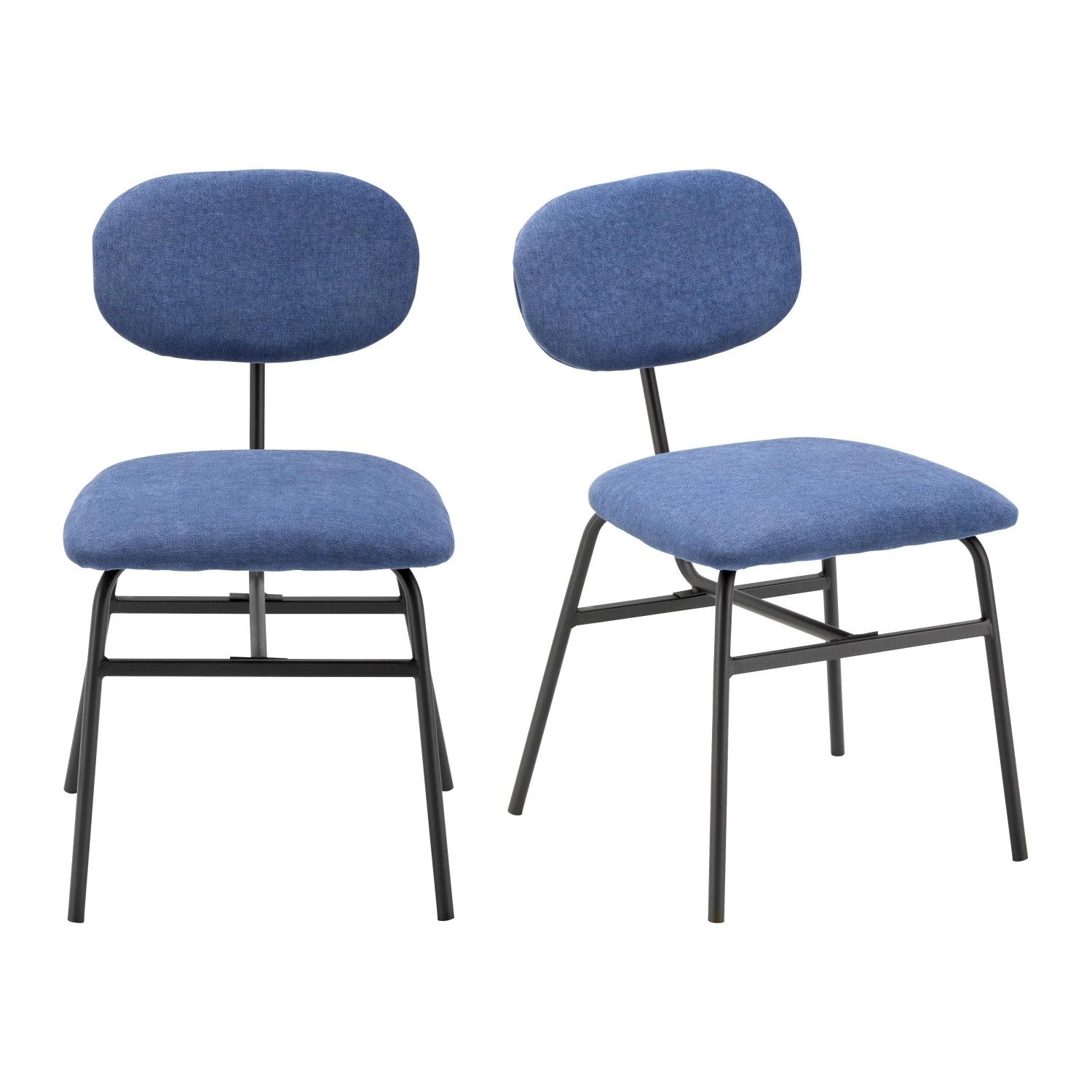 Bessagi Home Stuhl-Set Pino 2er-Set Blau
