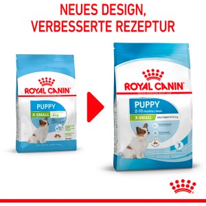 Royal Canin X-Small Puppy Trockenfutter, 1,5 kg Packung für Welpen sehr kleiner Hunderassen.