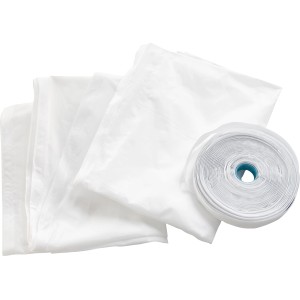 Hot Air Stop Dachfenster-Abdichtung mit Klettband zur Montage von Klimageräten.