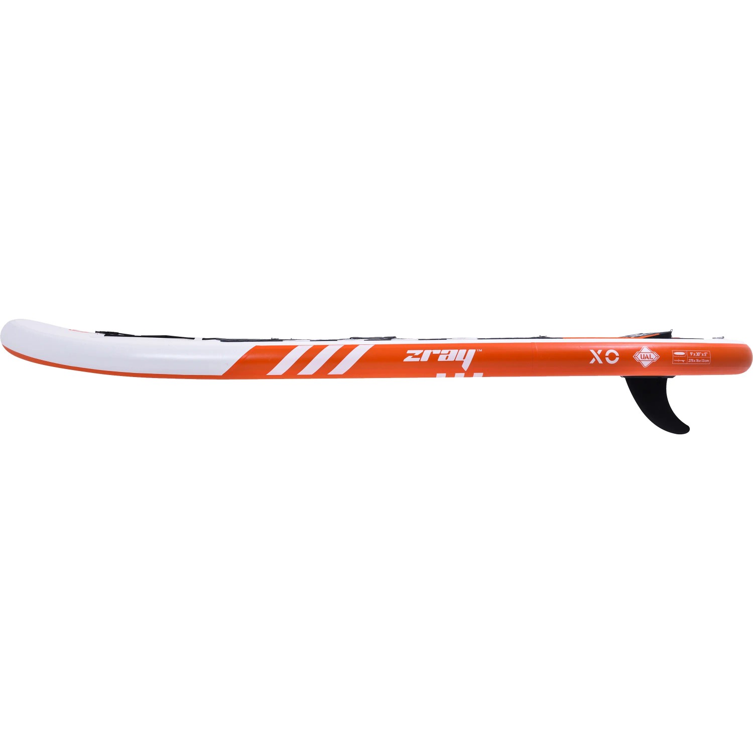 ZRAY X0 Stand Up Paddle Board, orange, 275 cm, mit Finne. Wassersport-Zubehör.
