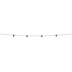 Globo LED-Lichterkette Nirvana, 7,5 m, mit bunten LED-Lampen für Außen-Dekoration.