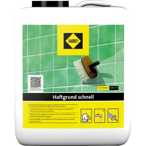 Kanister Sakret Haftgrund schnell 3l, Grundierung für Fliesen und glatte Untergründe.
