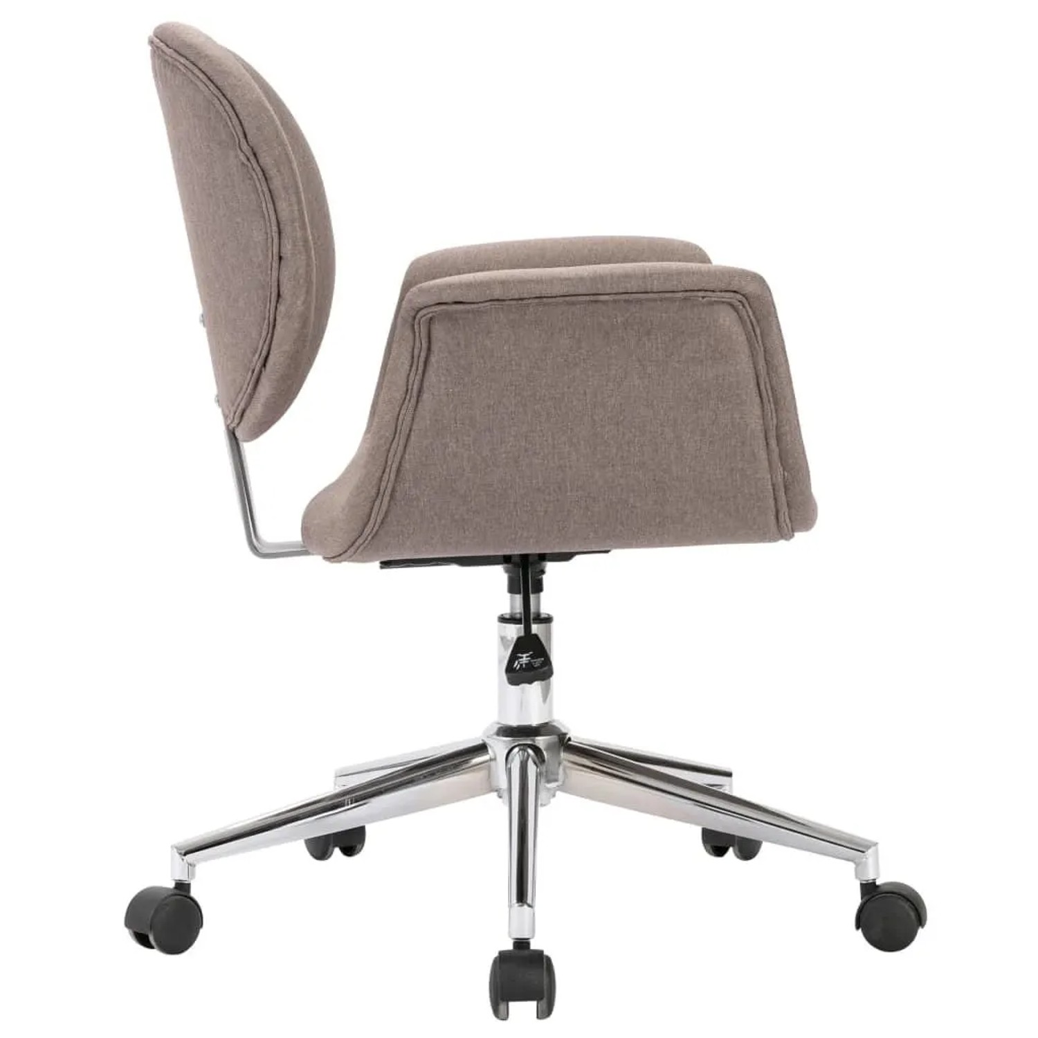 vidaXL Esszimmerstühle 2 Stk Drehbar Taupe Stoff 3054869_4
