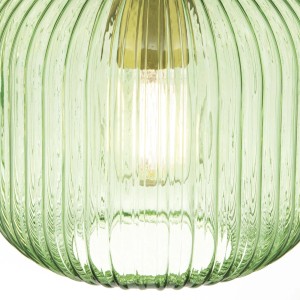 Grünes Orion Lightstyle Ersatzglas, Ø 200 mm, für Lampen/Leuchten mit E27 Fassung.