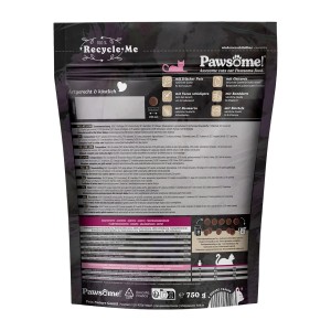 Pawsome Katzenfutter Fresh & Dry Senior Pute, 750g Packung. Getreidefreies Trockenfutter für ältere Katzen.
