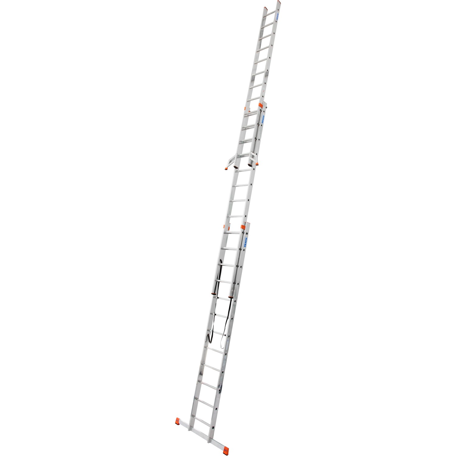 Krause Tribilo Vielzweckleiter, 3-teilig, mit Treppenfunktion und 3x8 Sprossen.