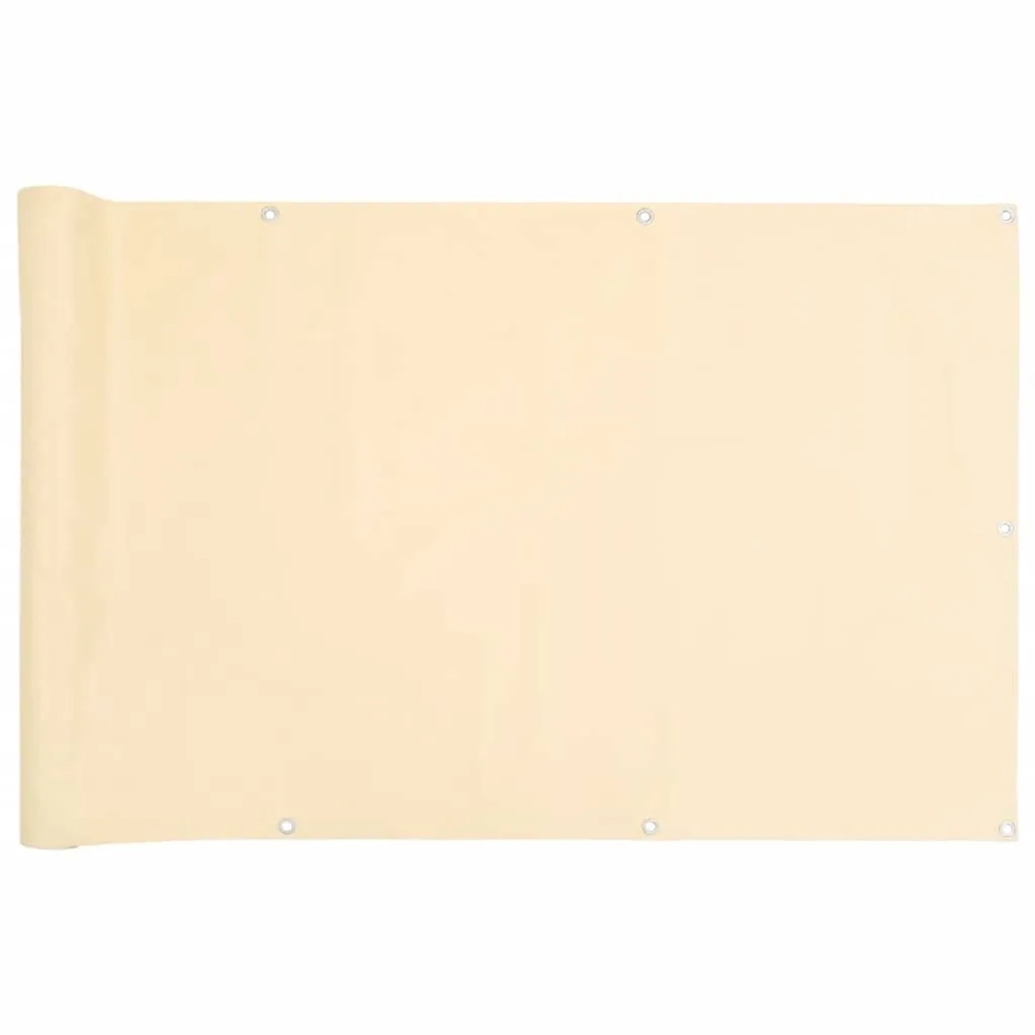 vidaXL Balkon-Sichtschutz Creme 600x90 cm PVC 4005447 günstig online kaufen
