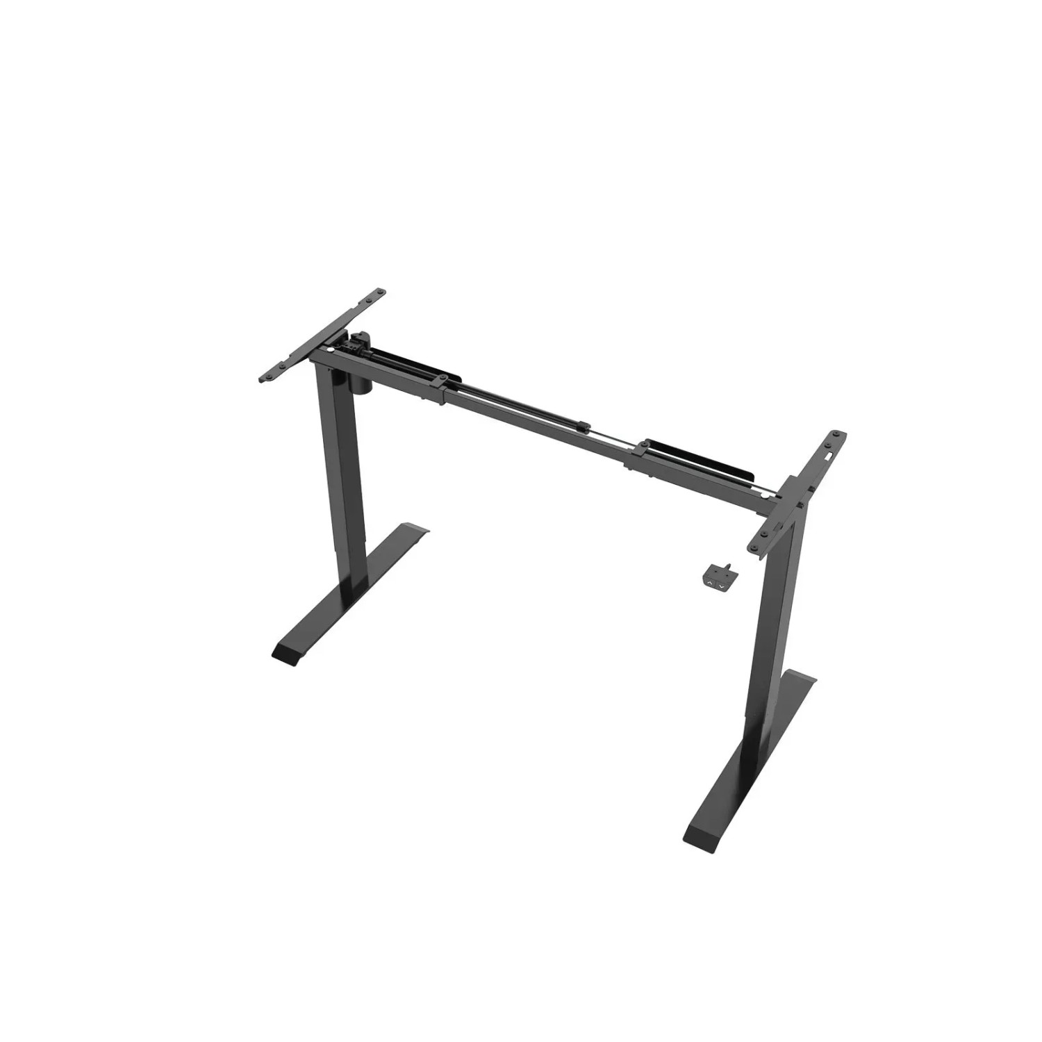 Jet-Line Untergestell für höhenverstellbaren Schreibtisch, schwarz, mit Motor. Geeignet für ergonomisches Arbeiten.