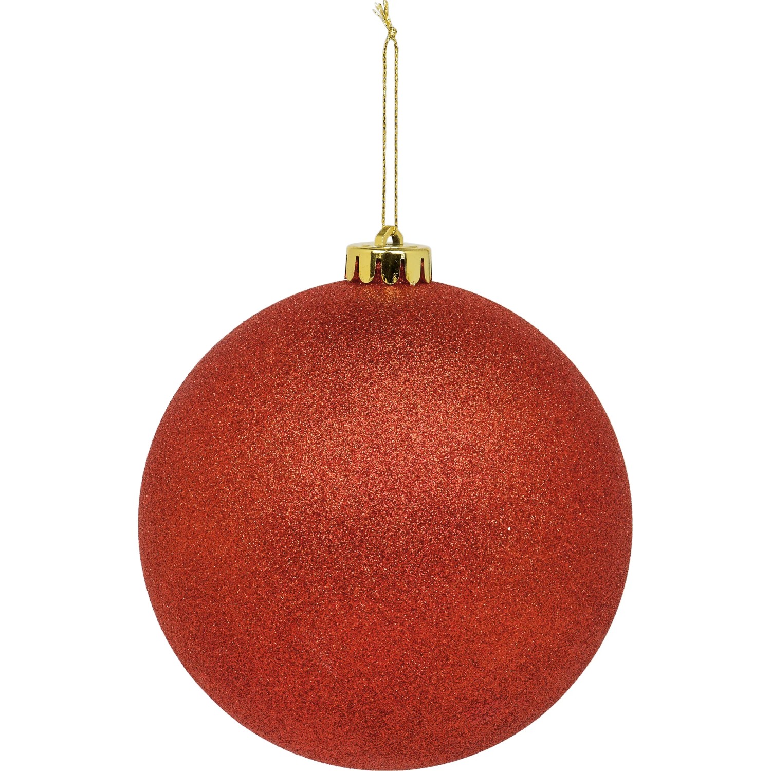 Kunststoff Weihnachtskugel 20 cm Rot kaufen bei OBI