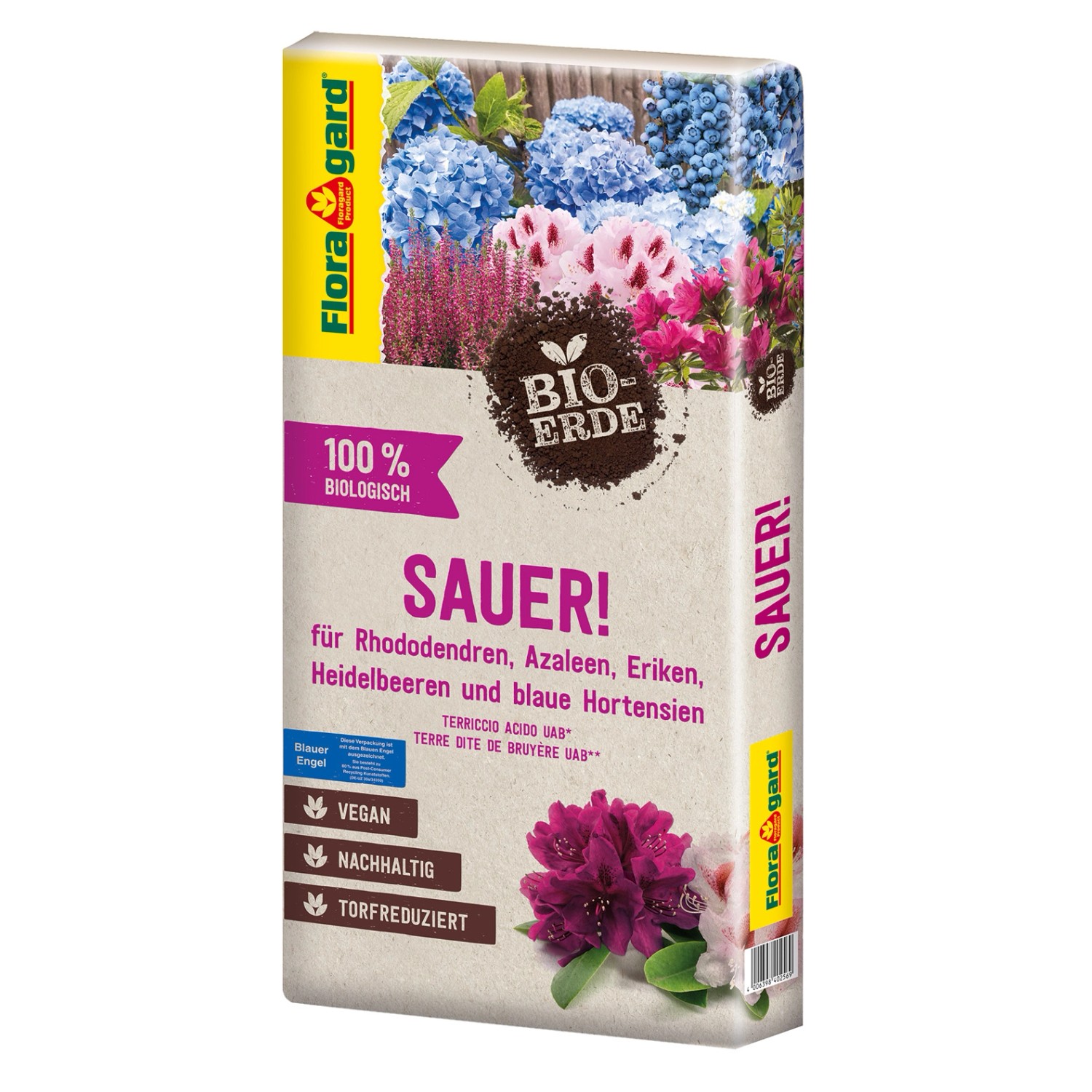 Floragard Bio-Rhododendronerde Sauer 40 l