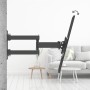 Schwenkbare Hama TV-Wandhalterung für 191 cm (75 Zoll) Fernseher, seitlich und in Neigung verstellbar.
