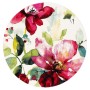 Runder, rosa Pergamon Designer Teppich Brilliant Blumen, 120cm Durchmesser.