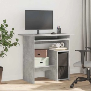 vidaXL Schreibtisch Betongrau 80x45x74 cm Holzwerkstoff 801368