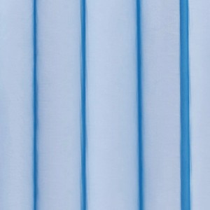 Blauer Dekoschal Noella Voile, 2er-Pack Fenstervorhang mit Ösen.