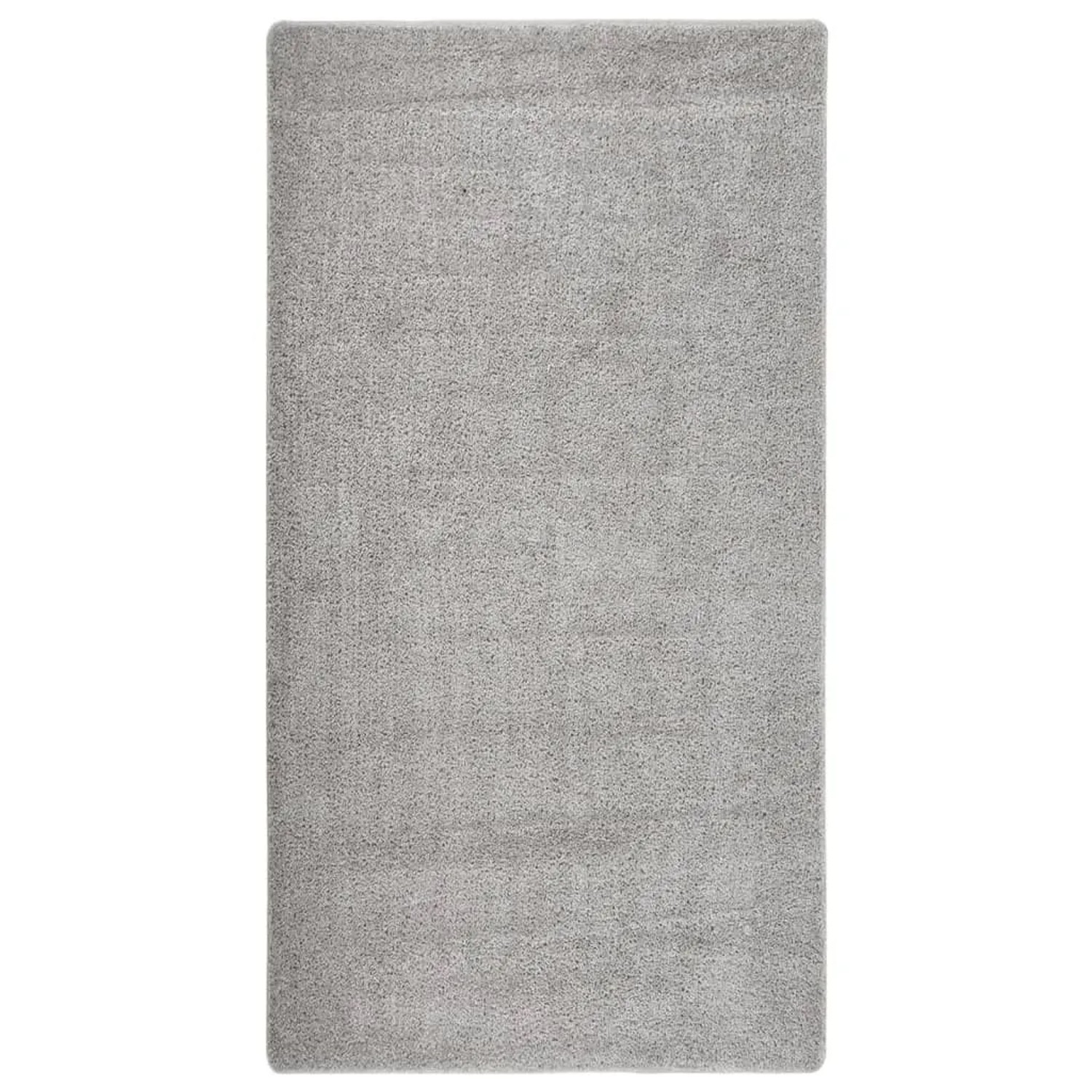 vidaXL Shaggy-Teppich Hellgrau 80x150 cm Rutschfest 340382