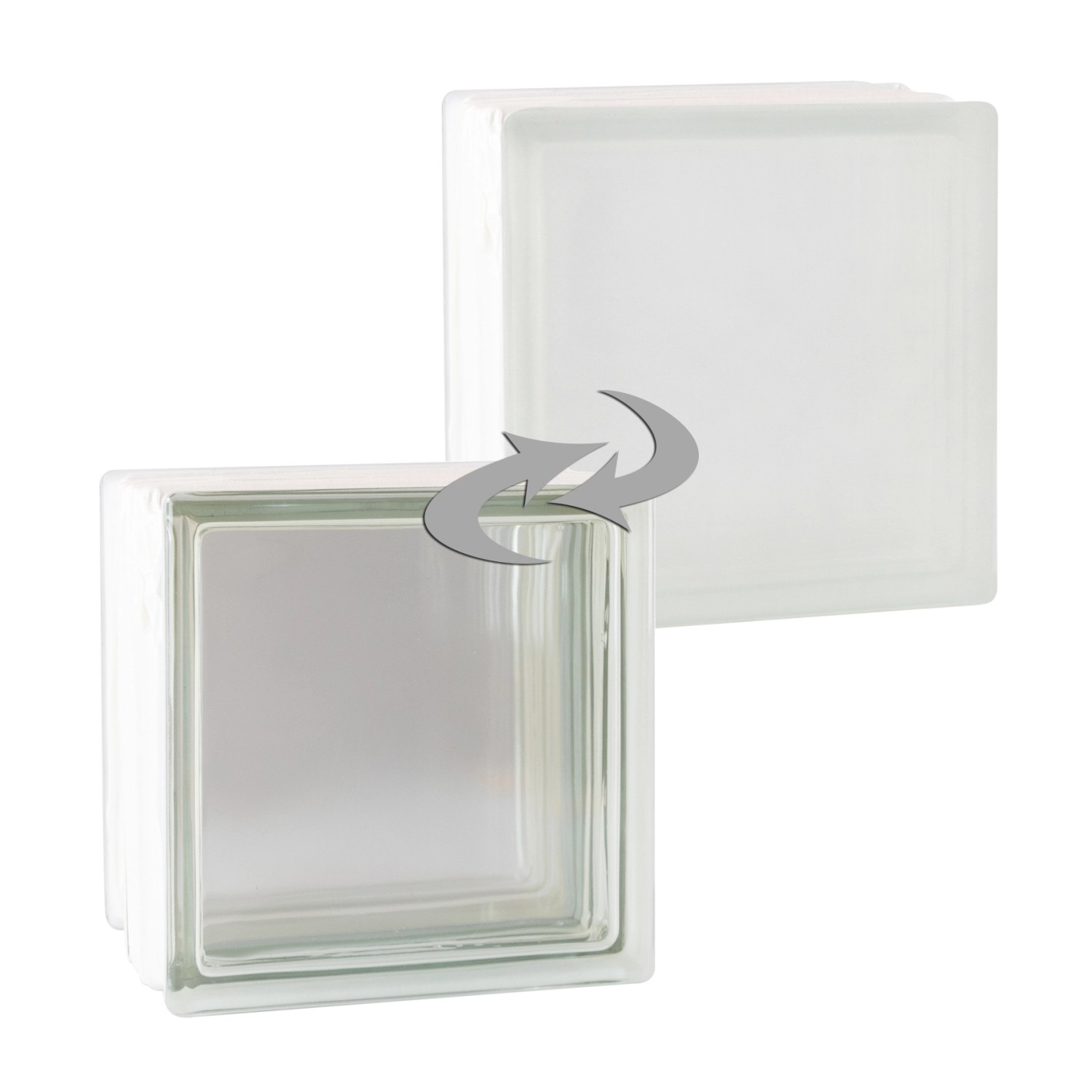 Thermo Block Vollsicht Ug 1,2 1-seitig satiniert  19 cm x 19 cm x 12 cm