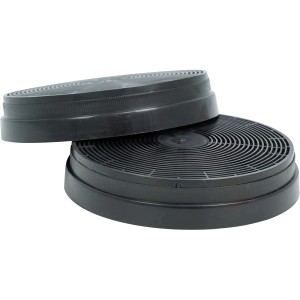 Zwei Respekta Aktivkohlefilter MIZ0023N für Dunstabzugshauben, Umluftbetrieb.