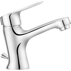 baliv Waschtischarmatur WT-5620 Chrom, Einhebelmischer für Waschbecken im Bad.