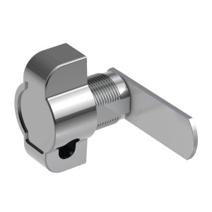 Basi Drehriegelschloss HS 361, hellverchromt, für Vorhangschlösser, geeignet für Spinde und Schränke.