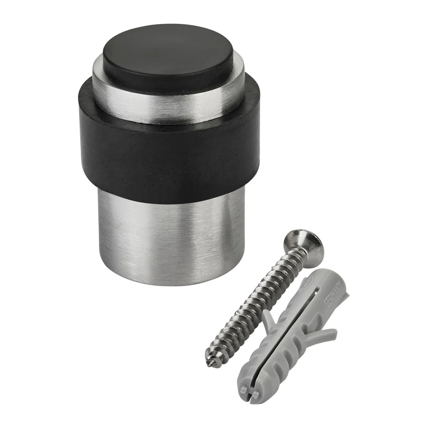 Thumbnail - SOTECH Türstopper DUST Ø29 Ø35 mm H 45 mm Edelstahl Gebürstet