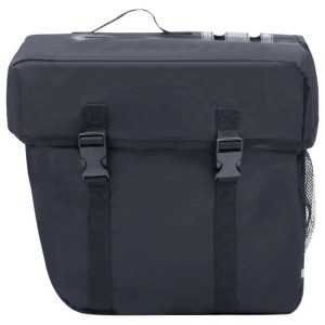 vidaXL Doppel-Fahrradtasche für Gepäckträger Wasserdicht 35 L Schwarz 93251
