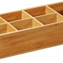 Kesper Aufbewahrungsbox aus Bambus FSC® mit 8 Fächern für Küchenutensilien und Grillzubehör.
