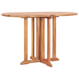 Klappbarer Gartentisch Butterfly aus Teakholz, 120x70x75 cm, ideal für Garten und Terrasse.