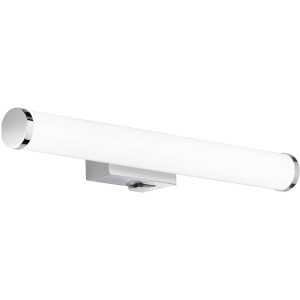 Moderne Trio LED Bad-Wandleuchte Mattimo, 40cm, Chrom/Weiß, für Feuchträume geeignet.