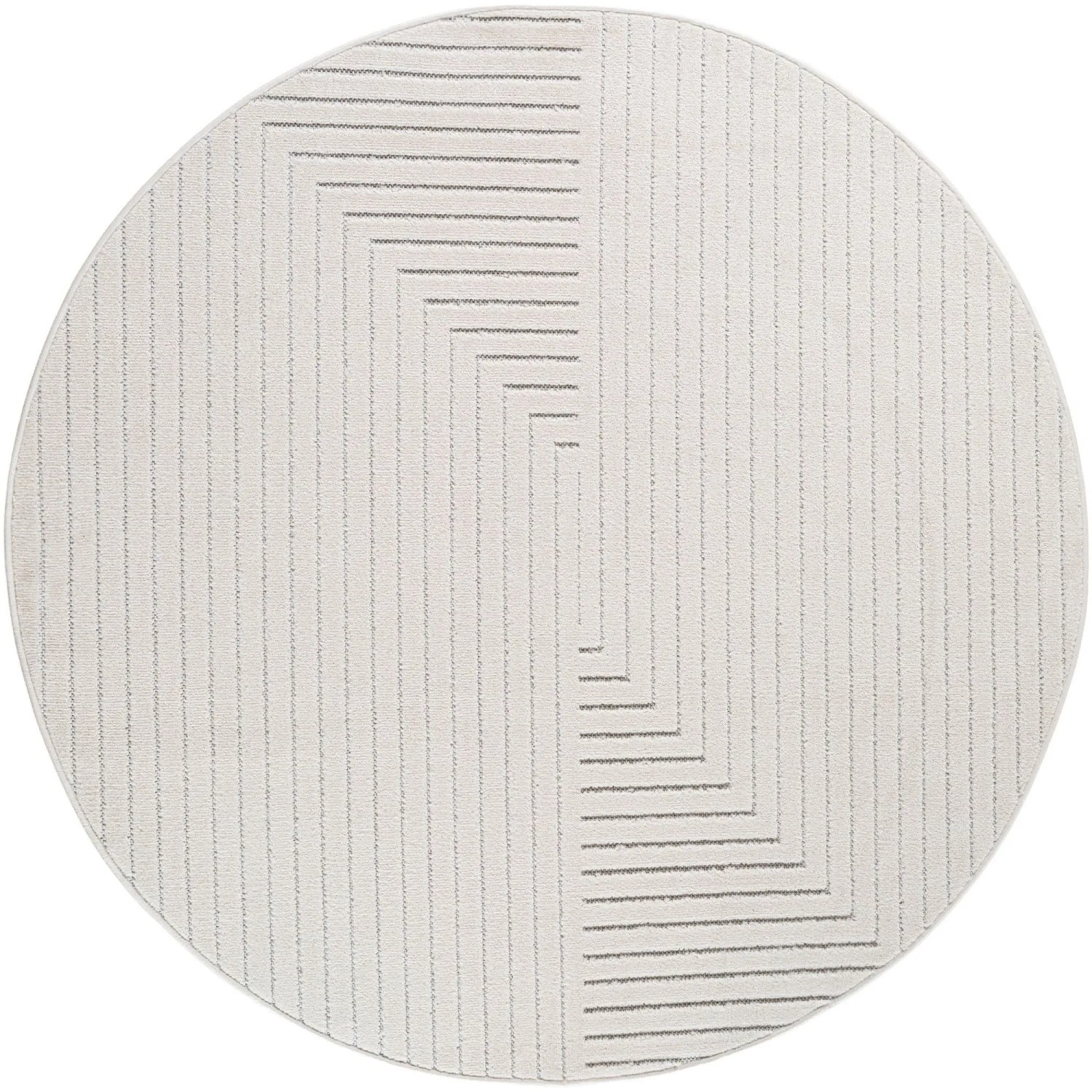 Ayyildiz Kurzflorteppich Nova 1202 Creme Ø 80 cm