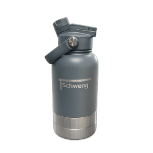 Schweng 3 In 1 Isolier Trinkflasche Für Mensch Und Hund Grau