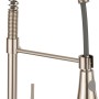 baliv Küchenarmatur KI-1172 in Edelstahloptik mit flexiblem Schlauch und Einhebelmischer.