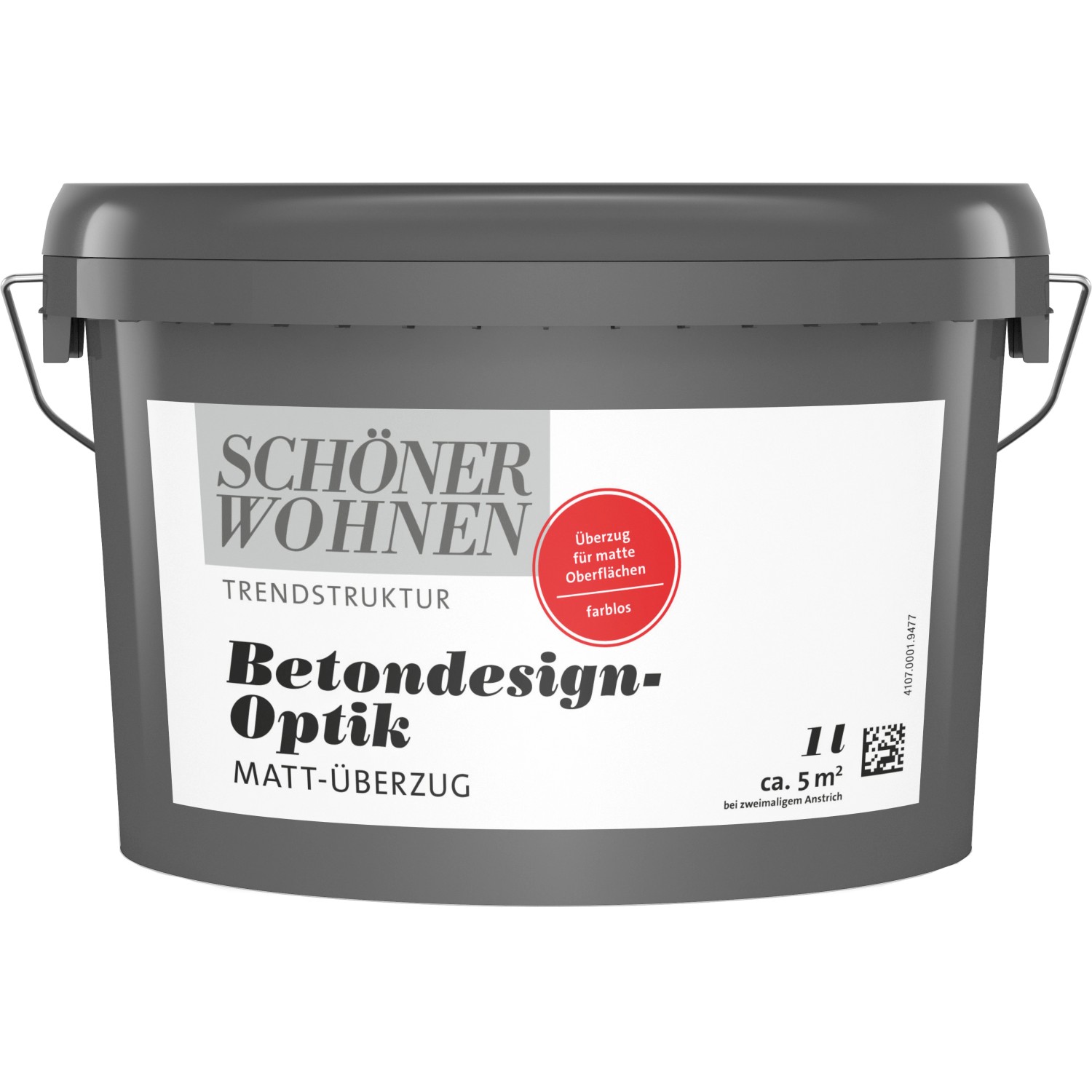 Schöner Wohnen Betondesign-Optik Matt-Überzug farblos 1 L