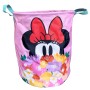 Rosa Disney Pflanzentasche (Minnie Maus, 40 cm) mit Blumenmuster und Tragegriffen.