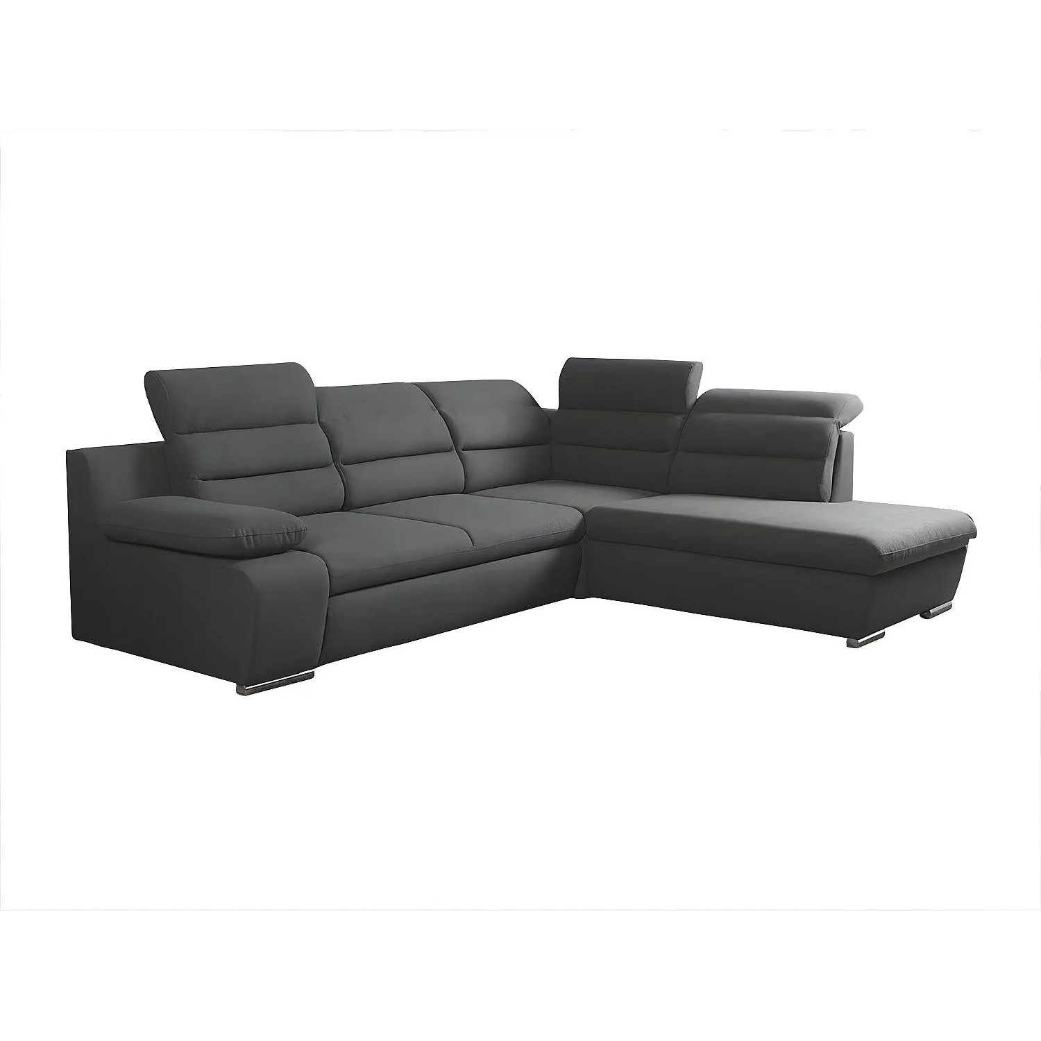Vente-unique Schlafsofa Pylos Anthrazitgrau 269 cm