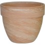 Caramelfarbener Terrakottatopf Levante, Ø 21 cm, ideal für Balkon und Terrasse.