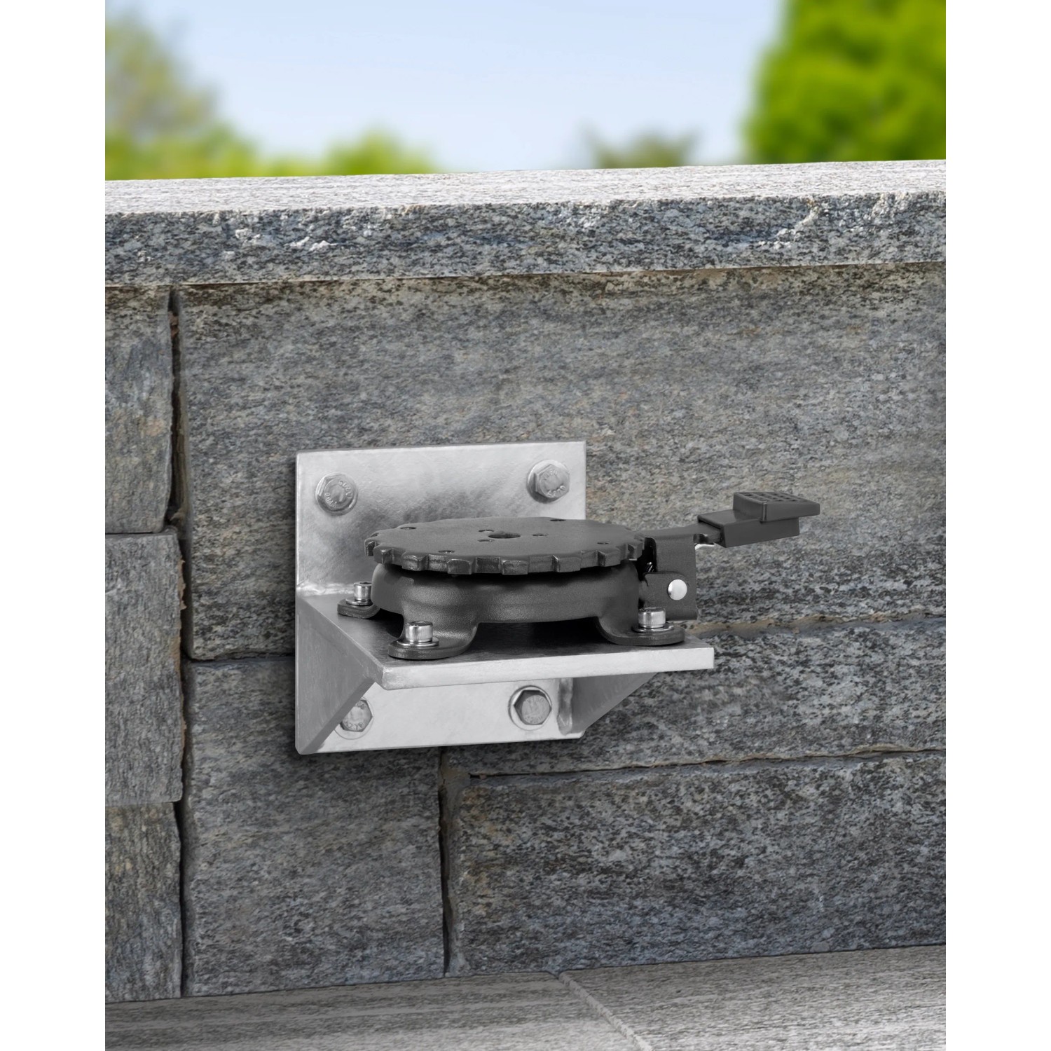 Schneider Universal-Wandkonsole für Ampelschirme, Stahl verzinkt, zur Wandmontage.