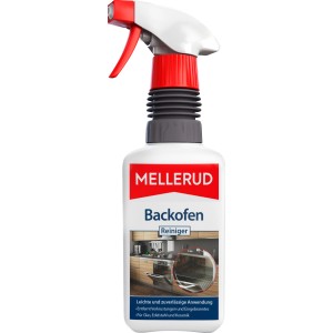 Mellerud Backofen- und Grillreiniger 0,5 l Flasche mit Sprühkopf für Küche & Grill.